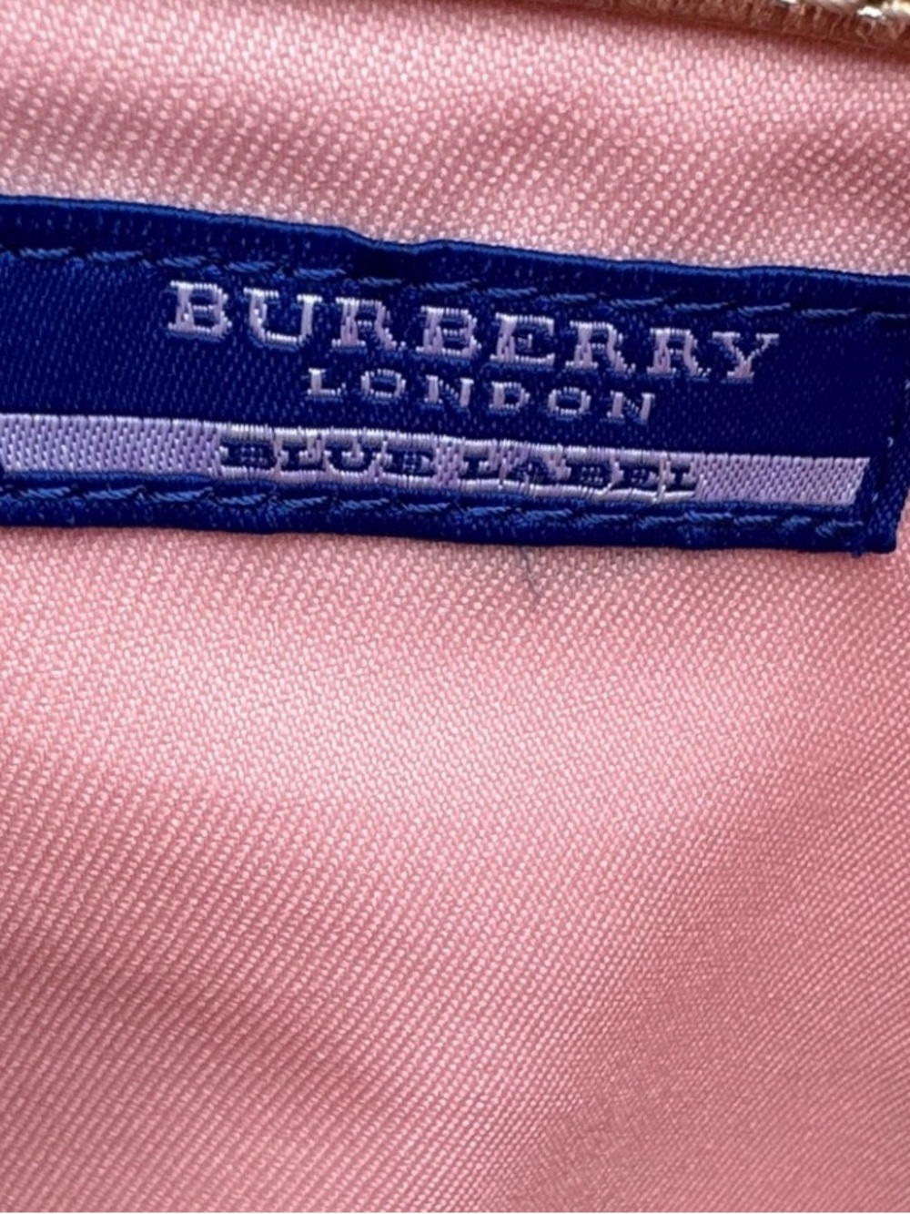 Burberry Taupe Canvas Shoulder Bag with Gold Logo and Braided Strap - Picture 9 of 15